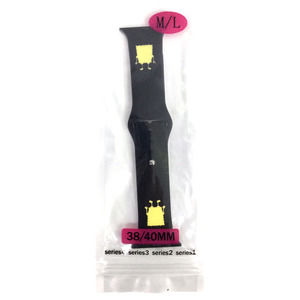 Spongebob Black Smart Watch Silicone Adjustable Watch Band 38/40mm